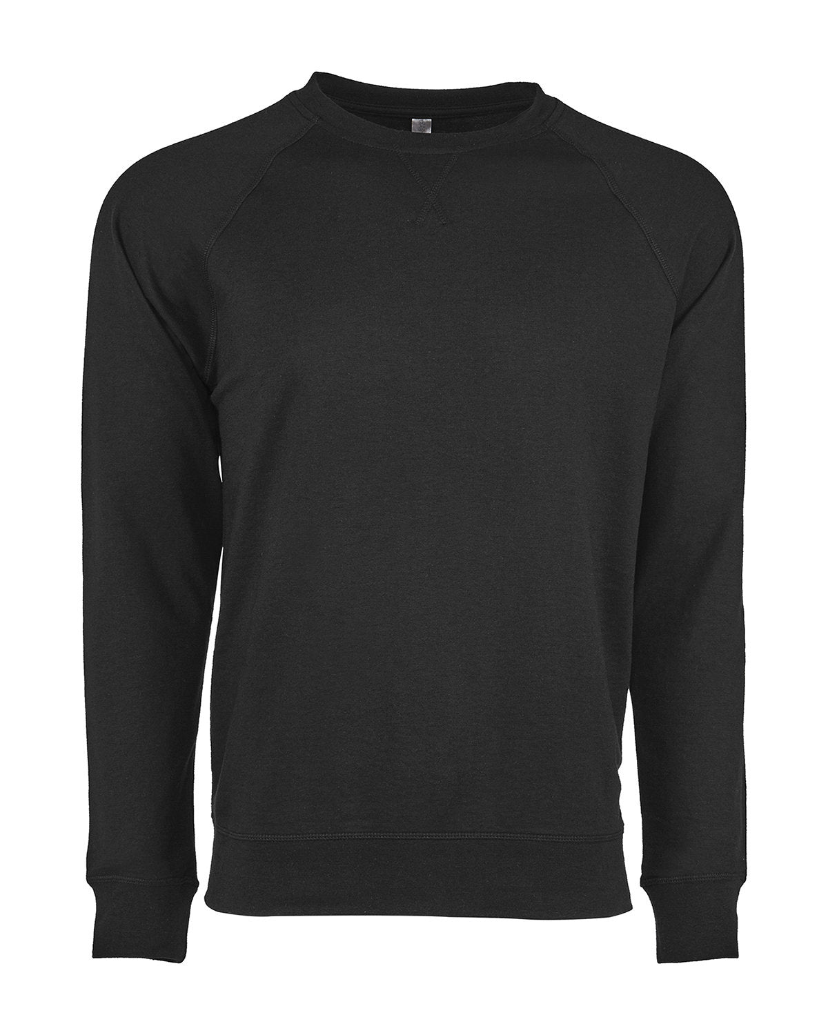Next Level Apparel Unisex Laguna French Terry Raglan Sweatshirt - Graphite Black