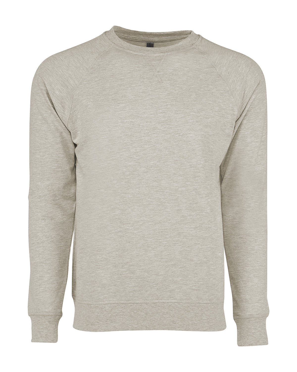 Next Level Apparel Unisex Laguna French Terry Raglan Sweatshirt - Oatmeal
