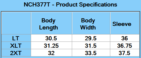 Berne Men's Icecap Tall Insulated Chore Coat - Specs