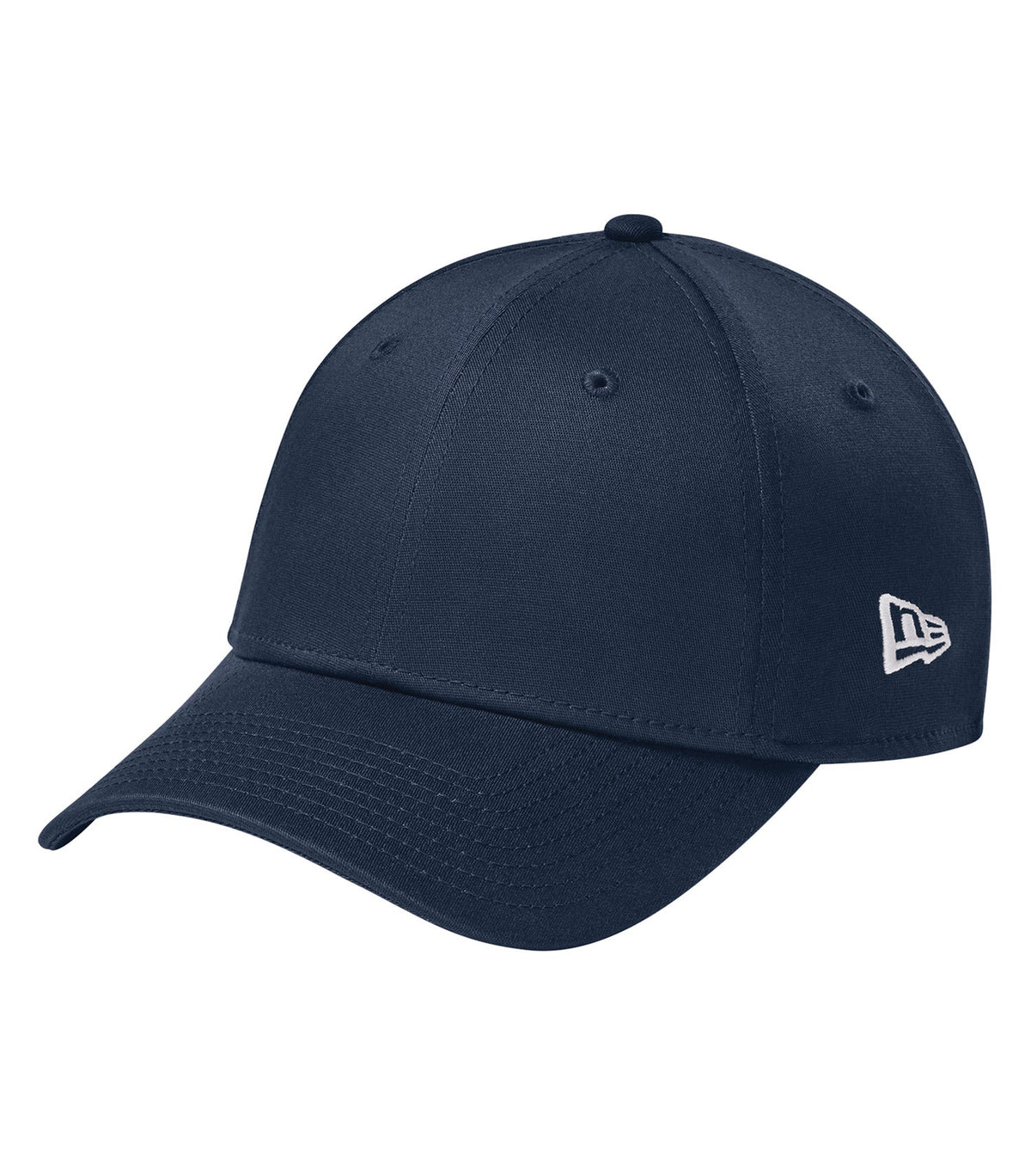 NEW ERA® Structured Stretch Cotton Cap - Custom Embroidered - Flag Deep Navy
