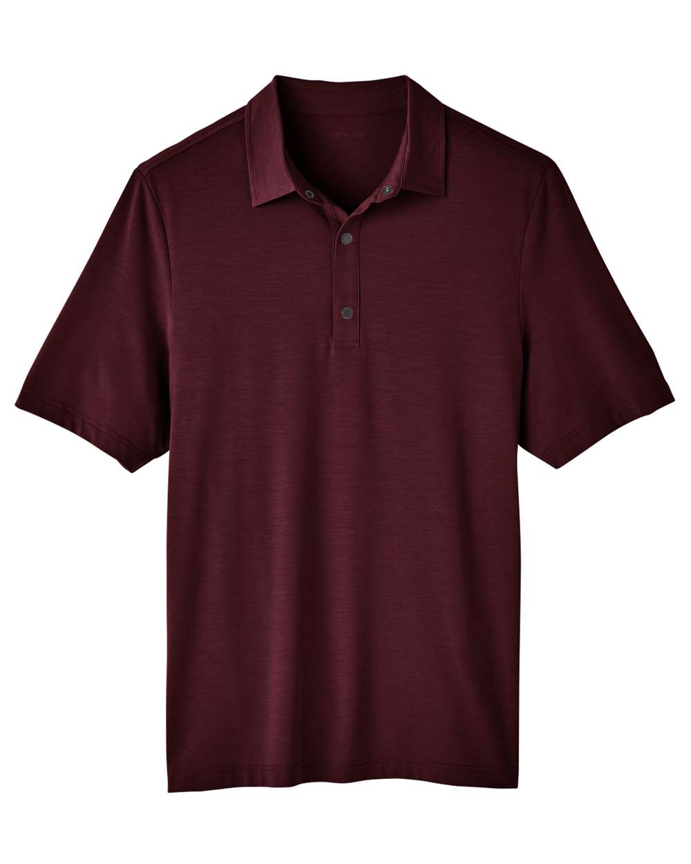 North End Men's Jaq Snap-Up Stretch Performance Polo - Burgundy