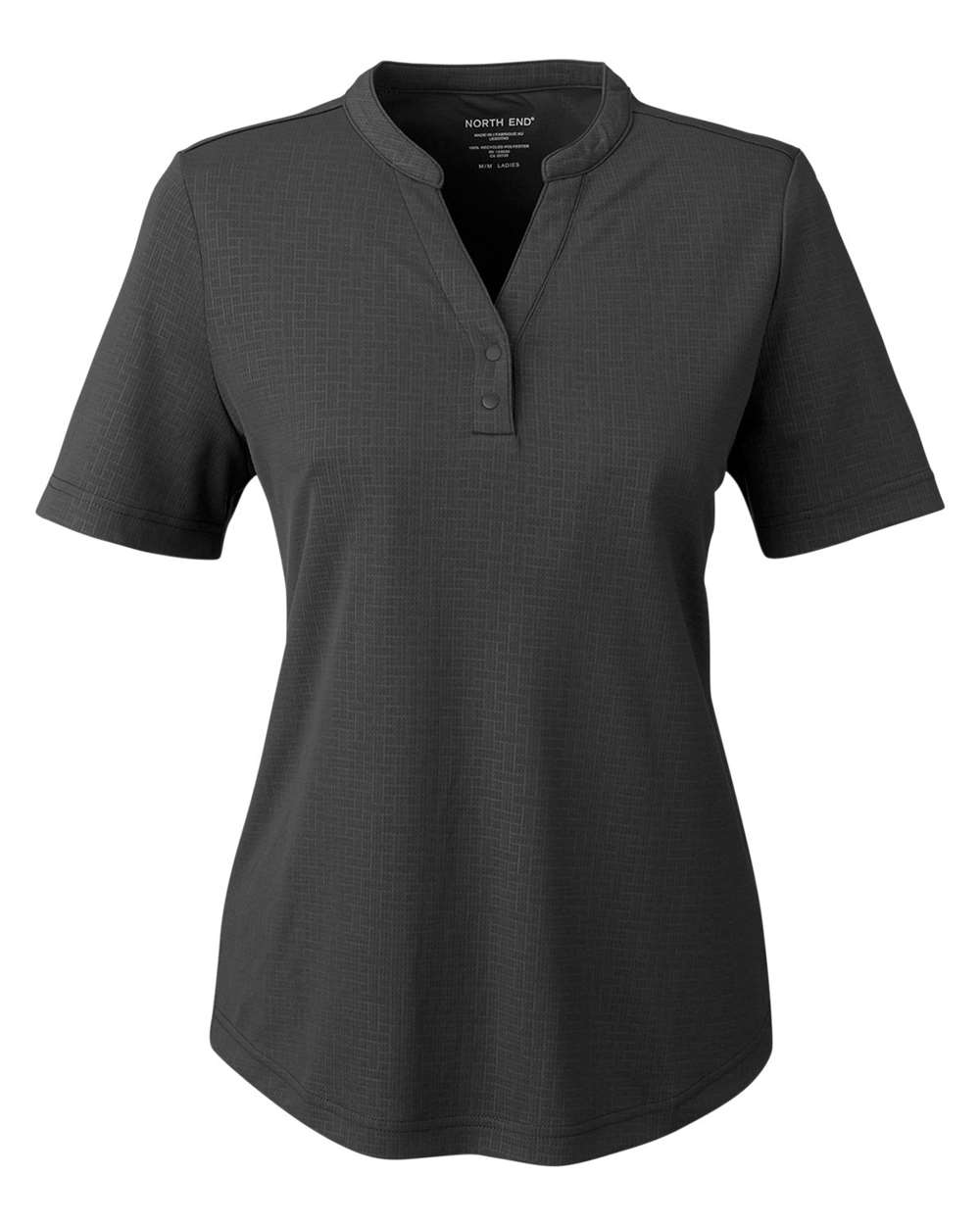 North End Ladies' Replay Recycled Polo - Black