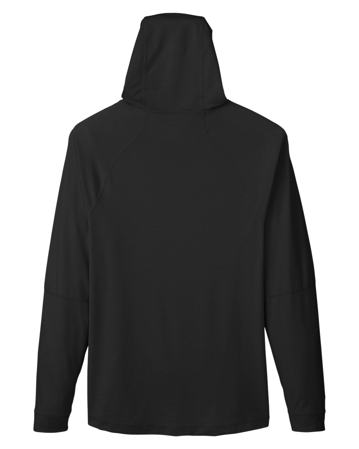 North End Unisex JAQ Stretch Performance Hooded T-Shirt - Back