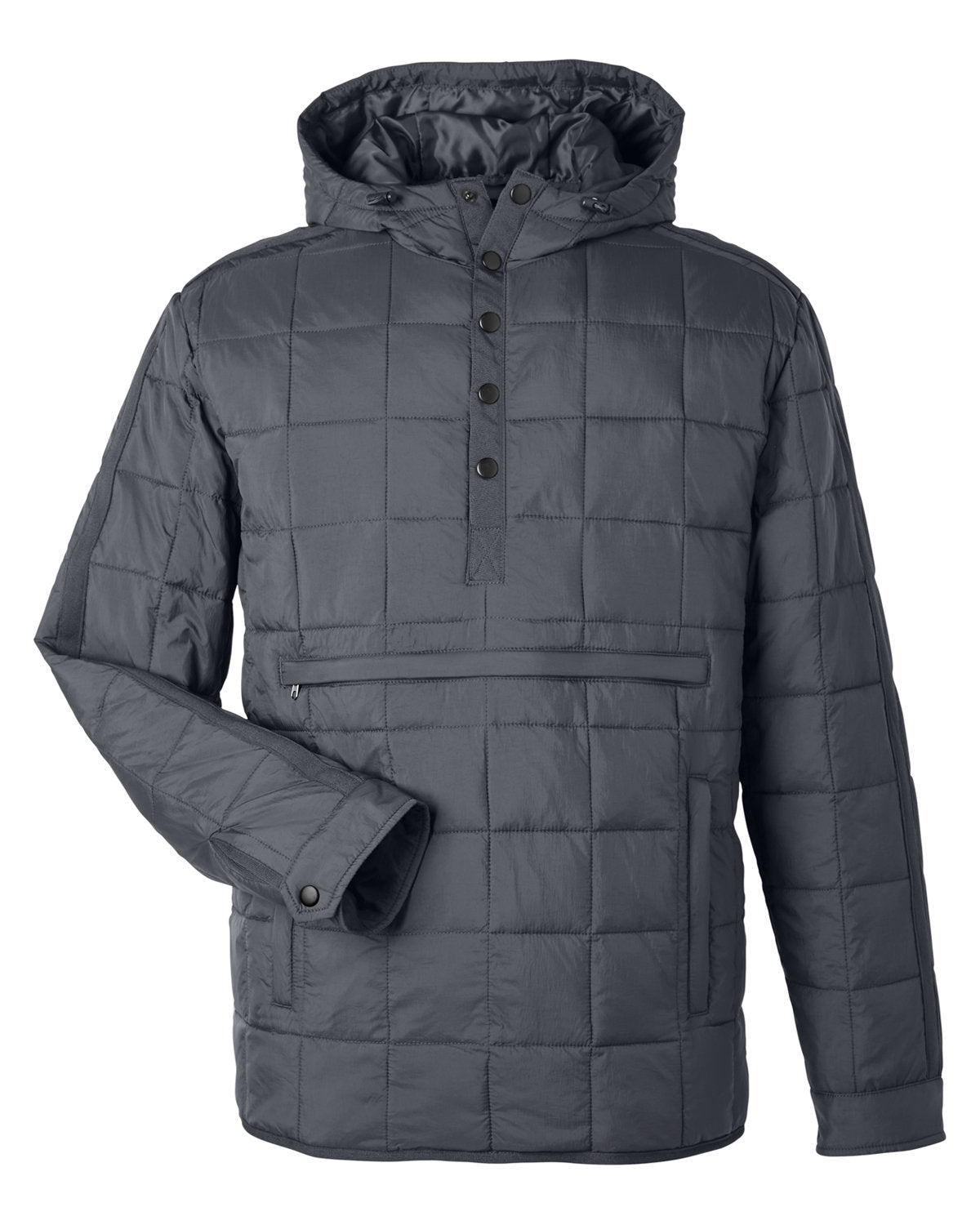 North End Unisex Aura Packable Anorak - Carbon