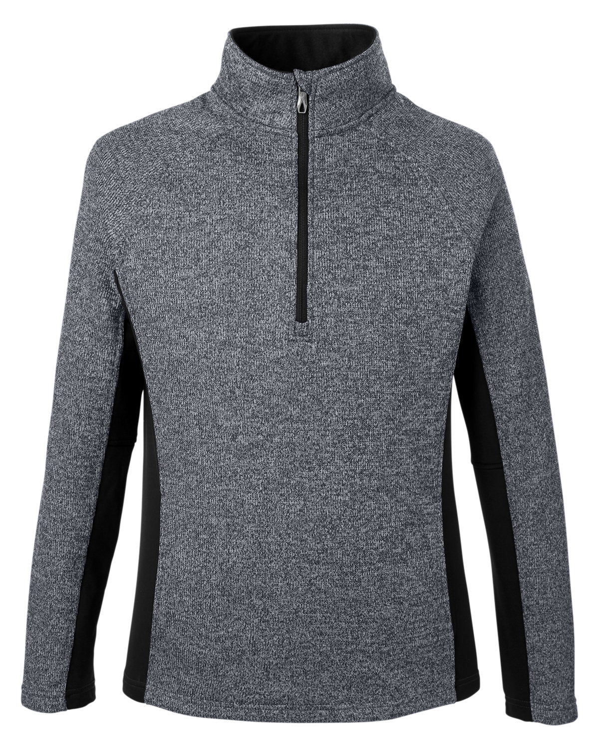 Spyder Men's Constant Half-Zip Sweater - Black Hthr/Blk