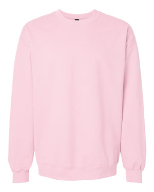 Gildan Adult Softstyle® Fleece Crew Sweatshirt - Light Pink