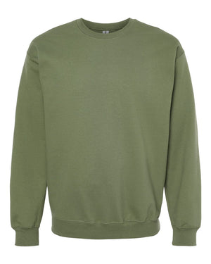 Gildan Adult Softstyle® Fleece Crew Sweatshirt - Military Green