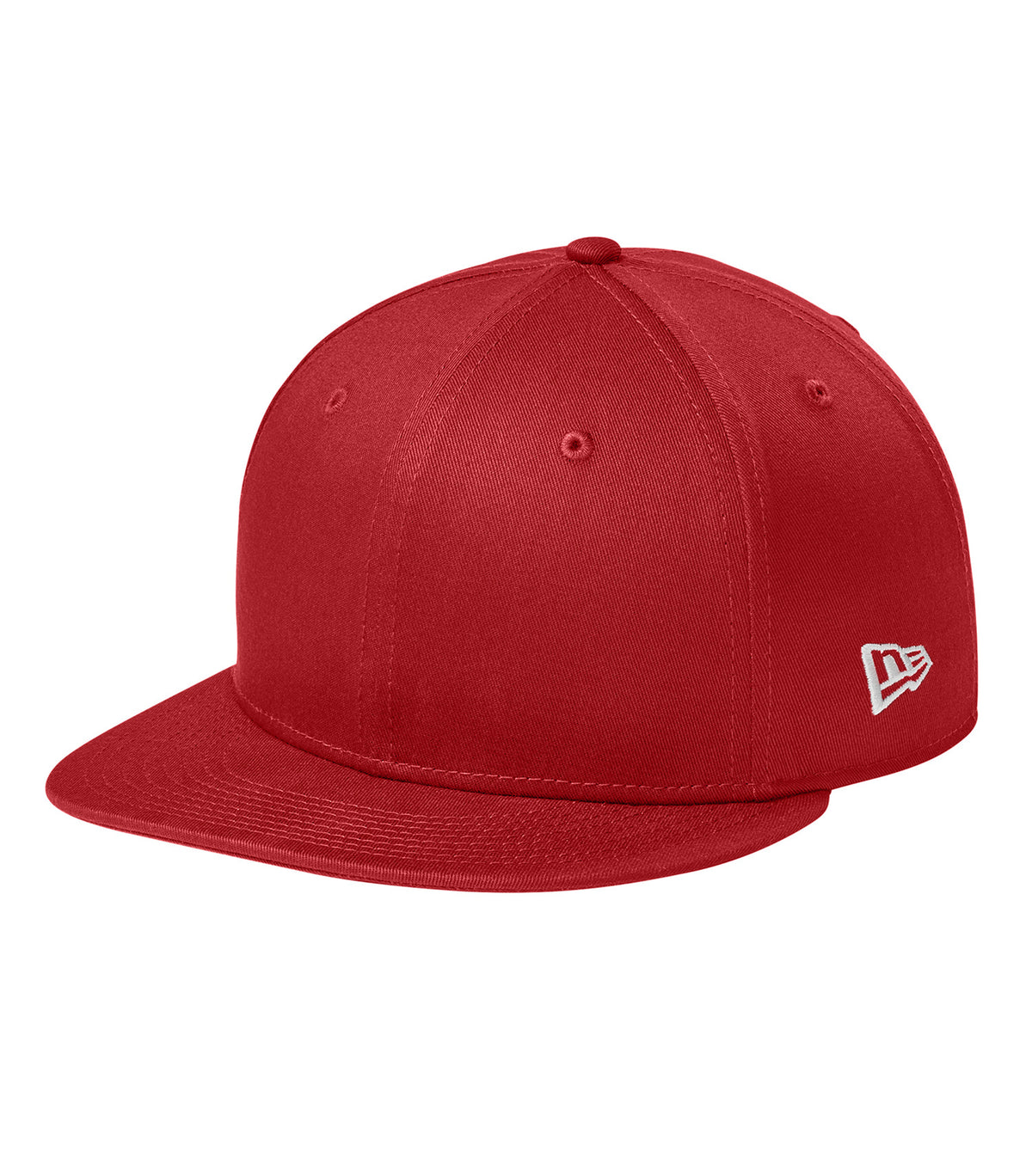 NEW ERA® 9FIFTY® Flat Bill Snapback Cap - Flag Scarlet Red