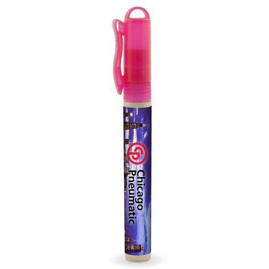 10 ml Hand Sanitizer Spray Pump - Translucent Pink