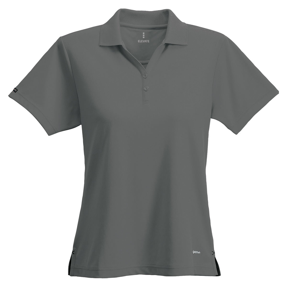 Women's MORENO Short Sleeve Performance Polo - Steel Grey
