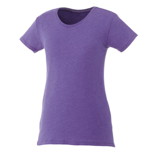 Women's BODIE Crew Neck Short Sleeve Tee - Purple Heather