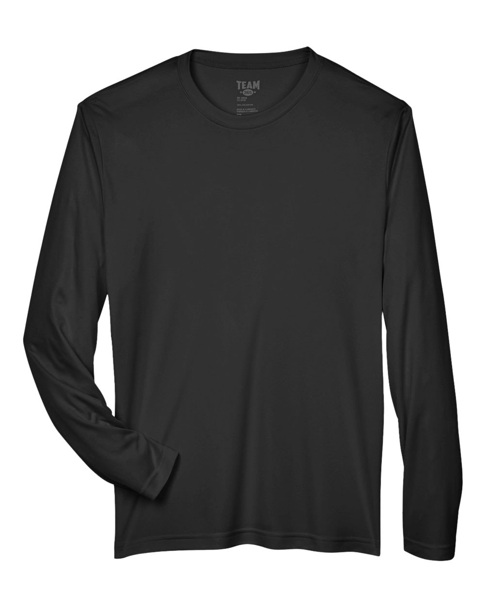 Team 365 Men's Zone Performance Long-Sleeve T-Shirt - Black
