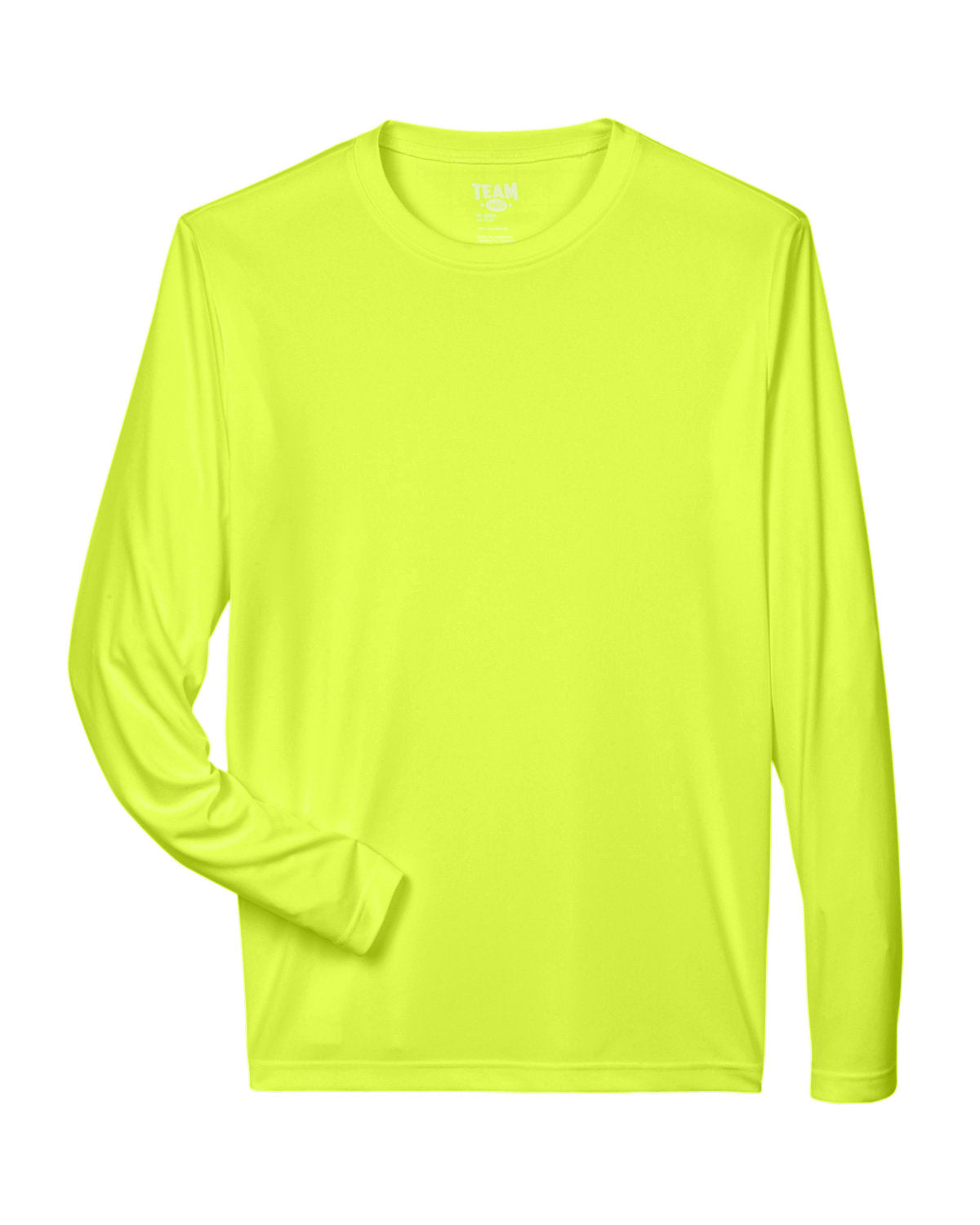 Team 365 Men's Zone Performance Long-Sleeve T-Shirt - Safety Yellow