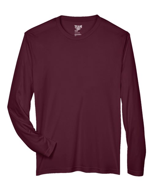Team 365 Men's Zone Performance Long-Sleeve T-Shirt - Sport Dark Maroon