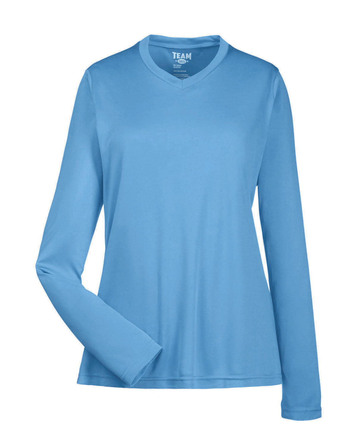 Team 365 Ladies' Zone Performance Long-Sleeve T-Shirt - Sport Light Blue