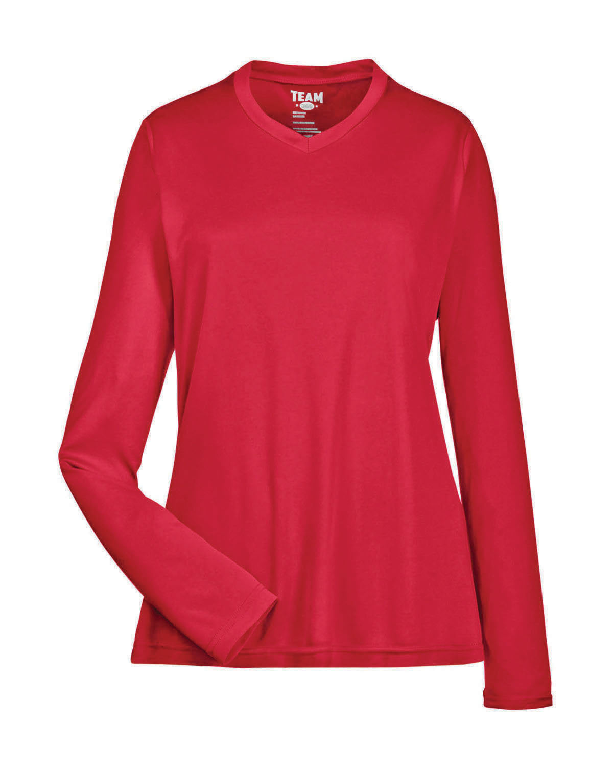 Team 365 Ladies' Zone Performance Long-Sleeve T-Shirt - Sport Red