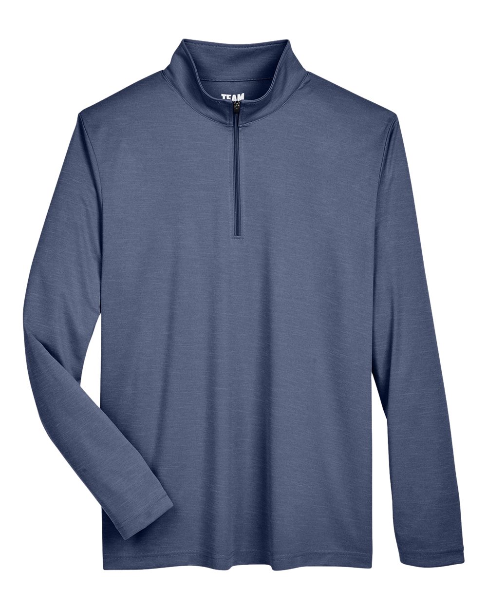 Team 365 Men's Zone Sonic Heather Performance Quarter-Zip - Sport Dark Navy Heather