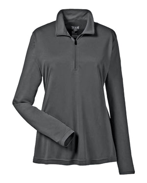 Team 365 Ladies Zone Performance Quarter-Zip - Sport Graphite