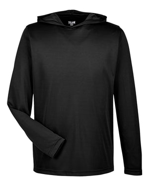 Team 365 Men's Zone Performance Hooded T-Shirt - Black