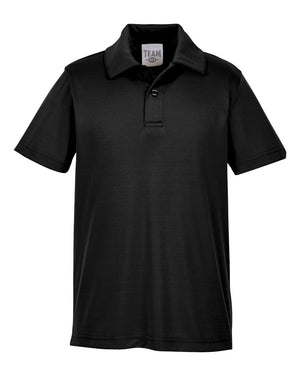 Team 365 Youth Zone Performance Polo - Black
