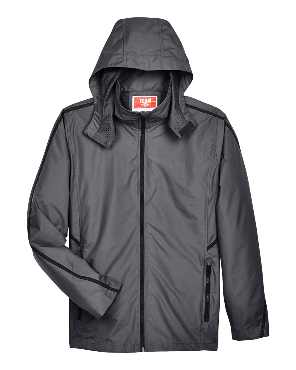 Team 365 Adult Conquest Jacket with Mesh Lining - Sport Graphite