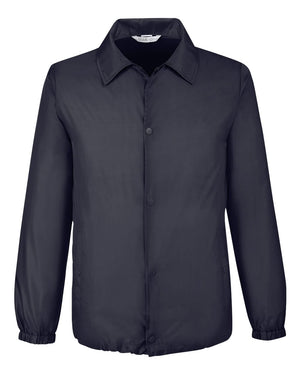 Team 365 Adult Zone Protect Coaches Jacket - Black
