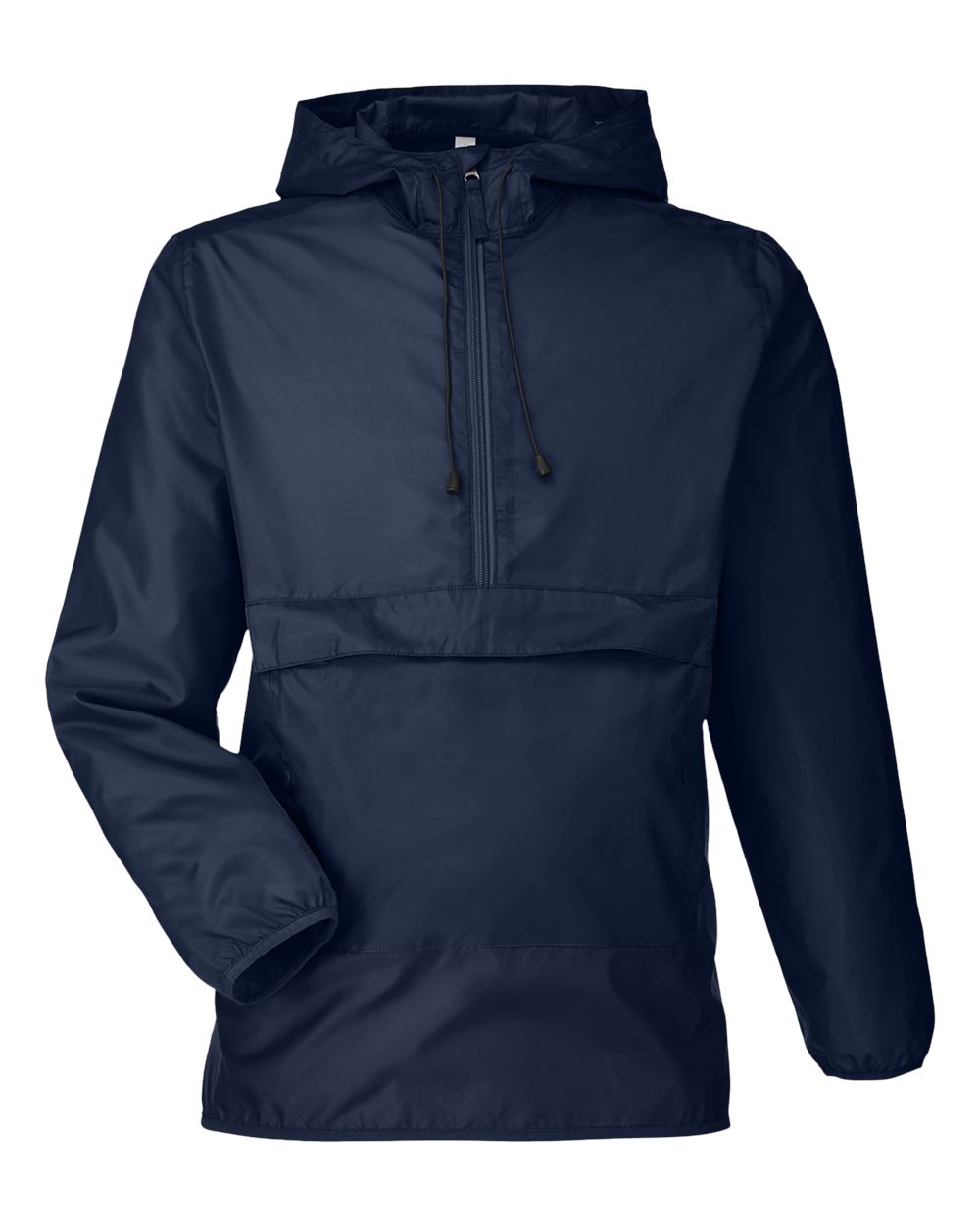 Team 365 Adult Zone Protect Packable Anorak Jacket - Sport Dark Navy