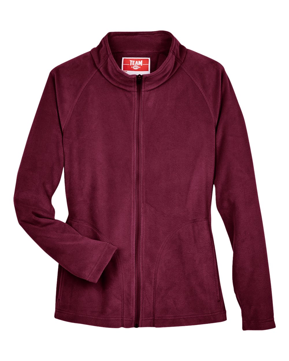 Team 365 Ladies' Campus Microfleece Jacket - Sport Maroon