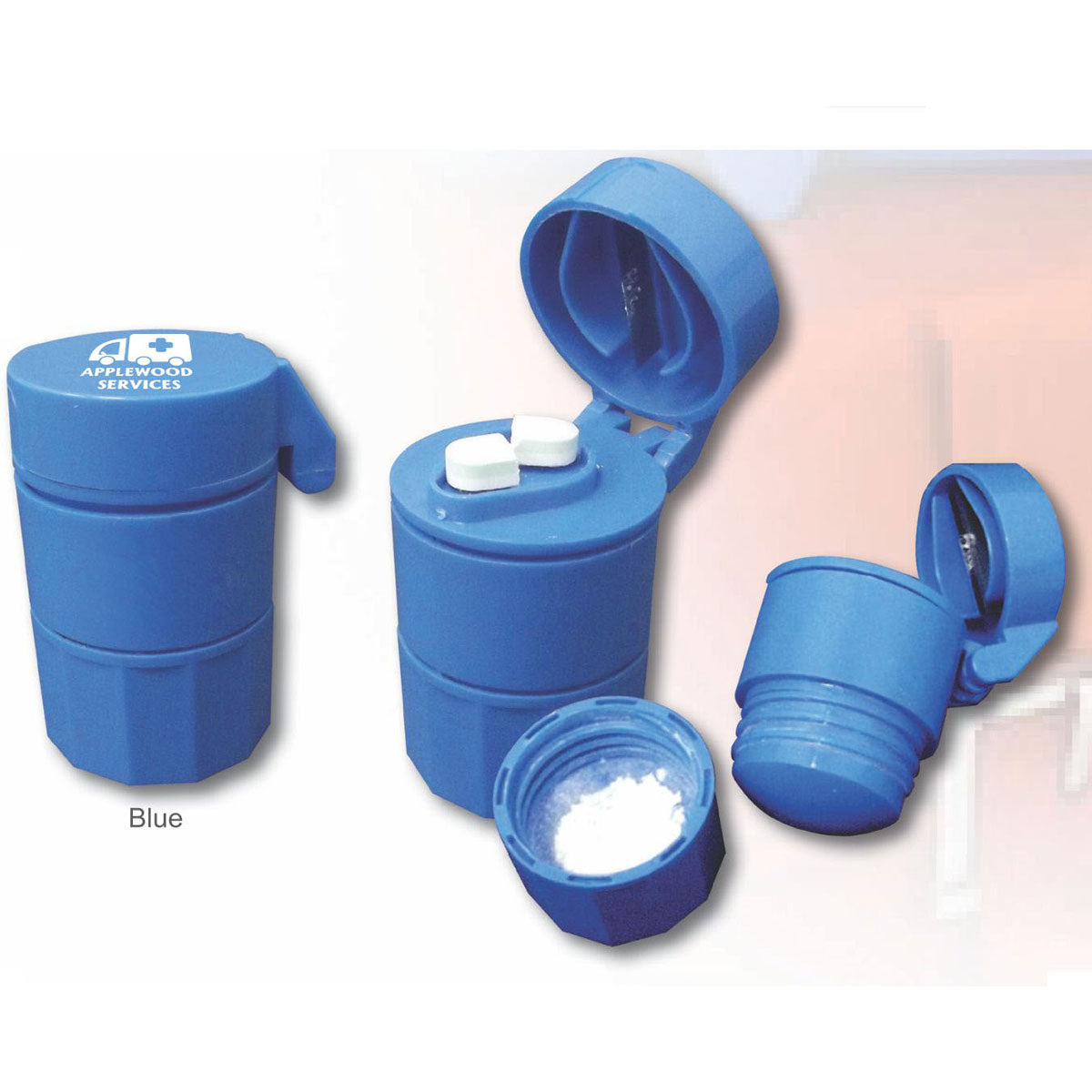 Pill Cutter/Cruncher Container