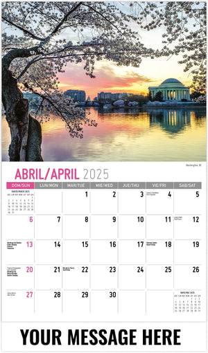 Galleria American Scenic (ENG/Sp) - 2025 Promotional Calendar