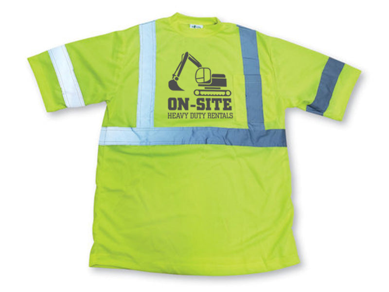 100% Soft Polyester Traffic Safety T-Shirt - CM5912