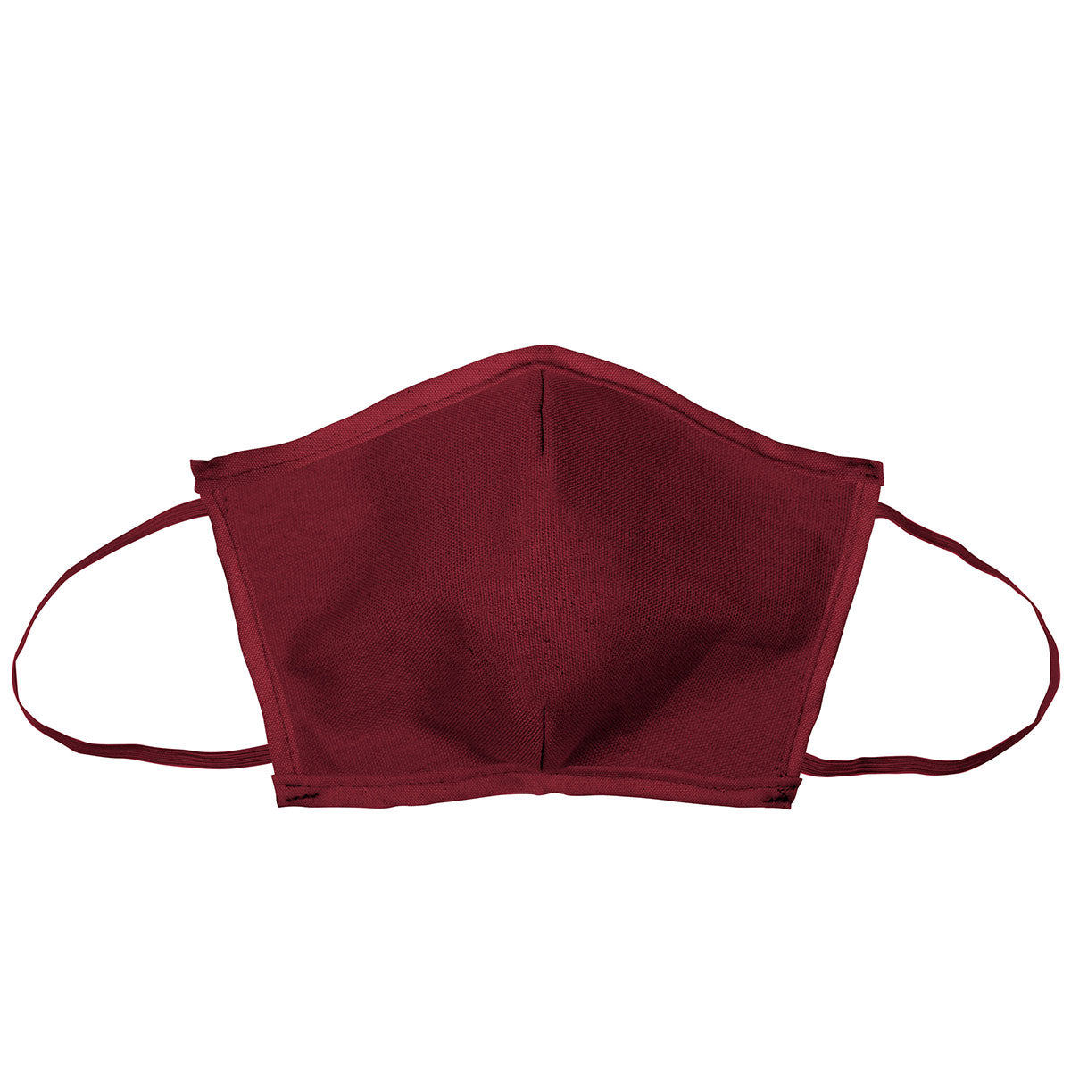 Flat Fold Canvas Face Mask With Elastic Loops