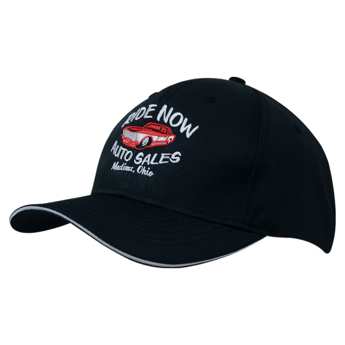 6 Panel Cap Breathable P-Twill with Sandwich - Custom Embroidered