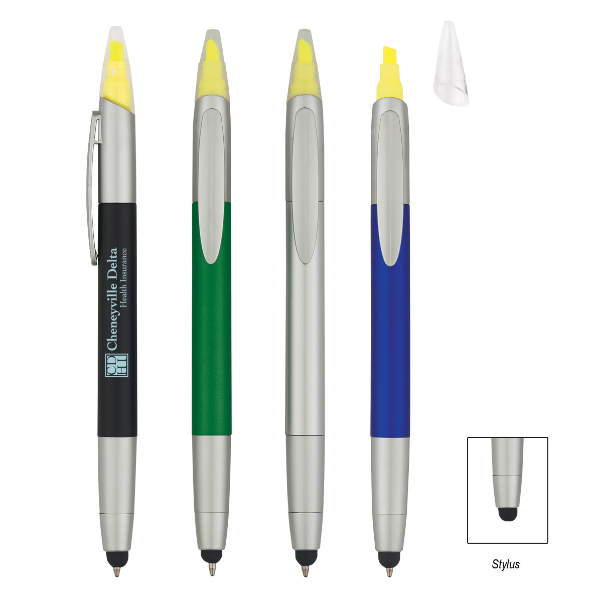 3-In-1 Pen/Highlighter/Stylus