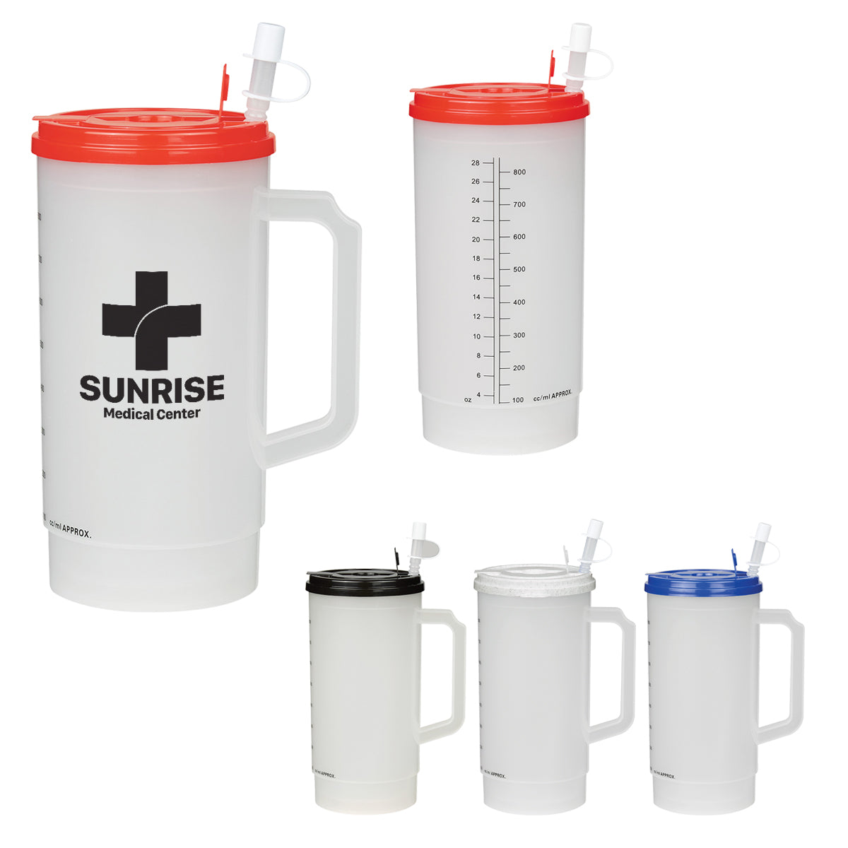 32 Oz. Medical Tumbler With Measurements