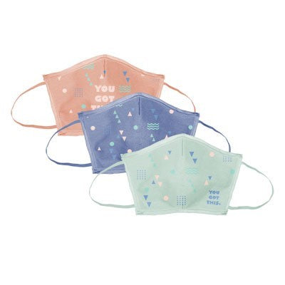 Flat Fold Canvas Face Mask With Elastic Loops