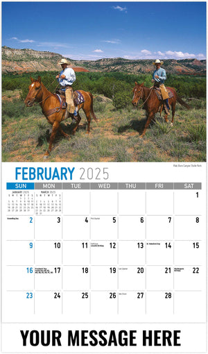 Galleria Scenes of Texas - 2025 Promotional Calendar