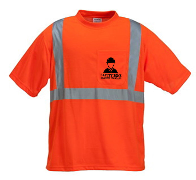 High Visibility Polyester Jersey T-Shirt with Pocket - CM5023