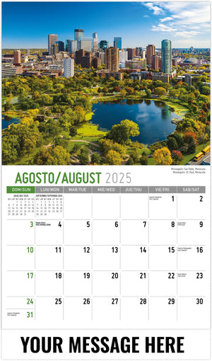 Galleria American Scenic (ENG/Sp) - 2025 Promotional Calendar