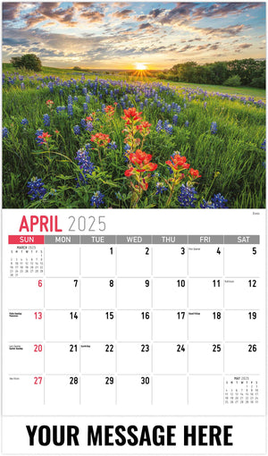 Galleria Scenes of Texas - 2025 Promotional Calendar